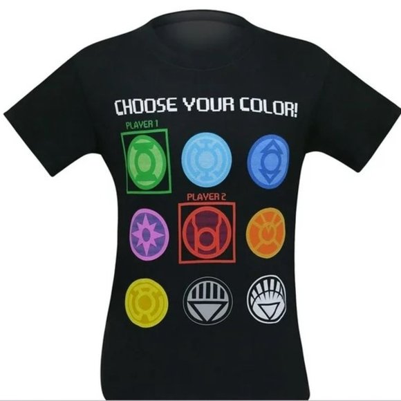 DC Comics Green Lantern T-Shirt – Black Crew Neck, Size M, NWT - Picture 2 of 9